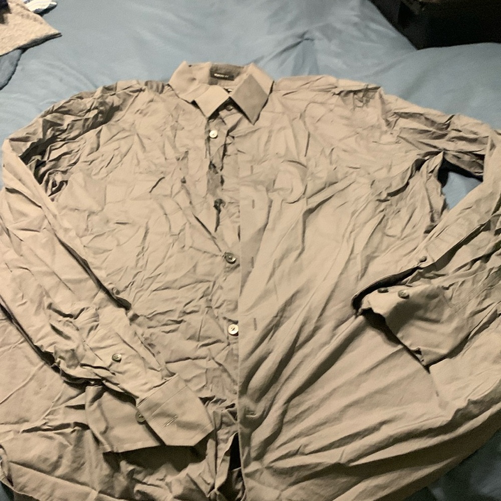 Mens EXPRESS 1MX button down shirt MODERN FIT